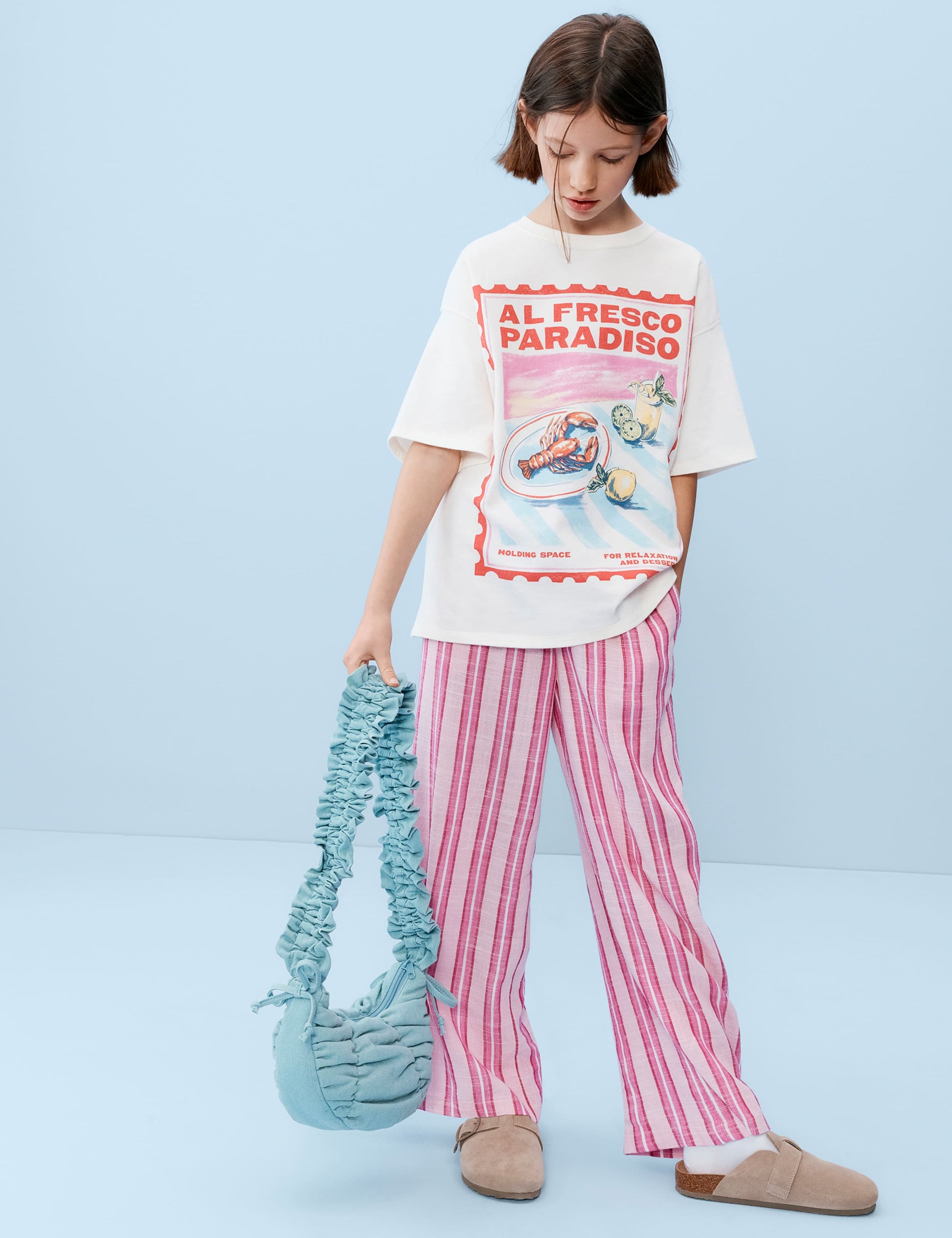Pure Cotton Al Fresco Paradiso T-Shirt (6-16 Yrs)