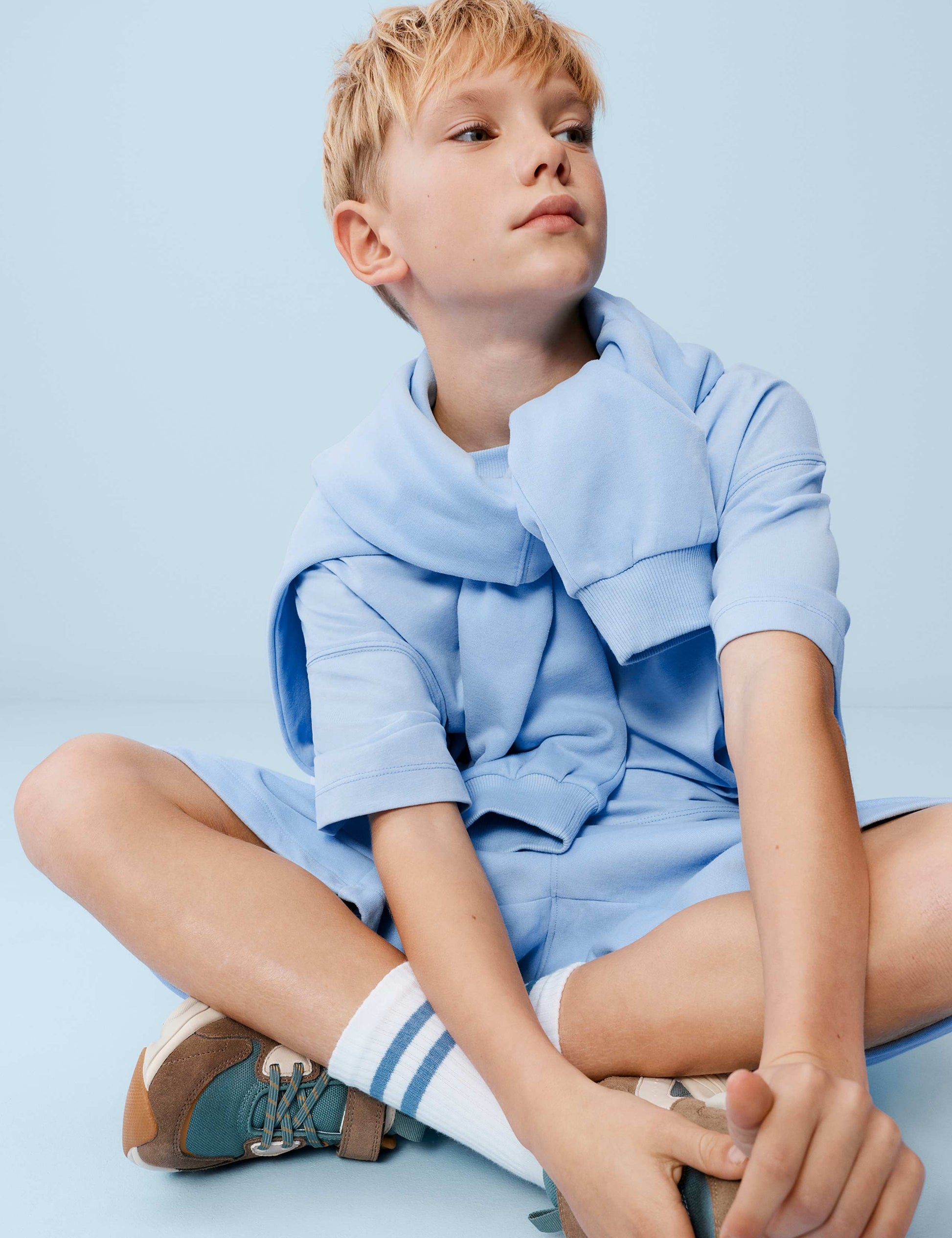 Pure Cotton Plain T-Shirt (6-16 Yrs)