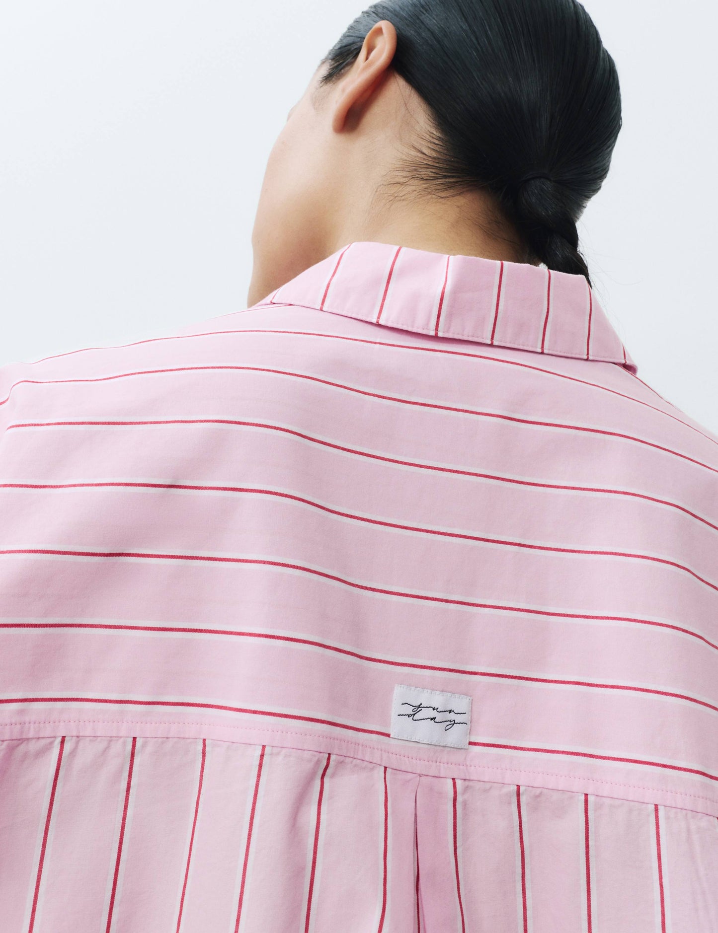 Pure Cotton Poplin Striped Pyjama Top