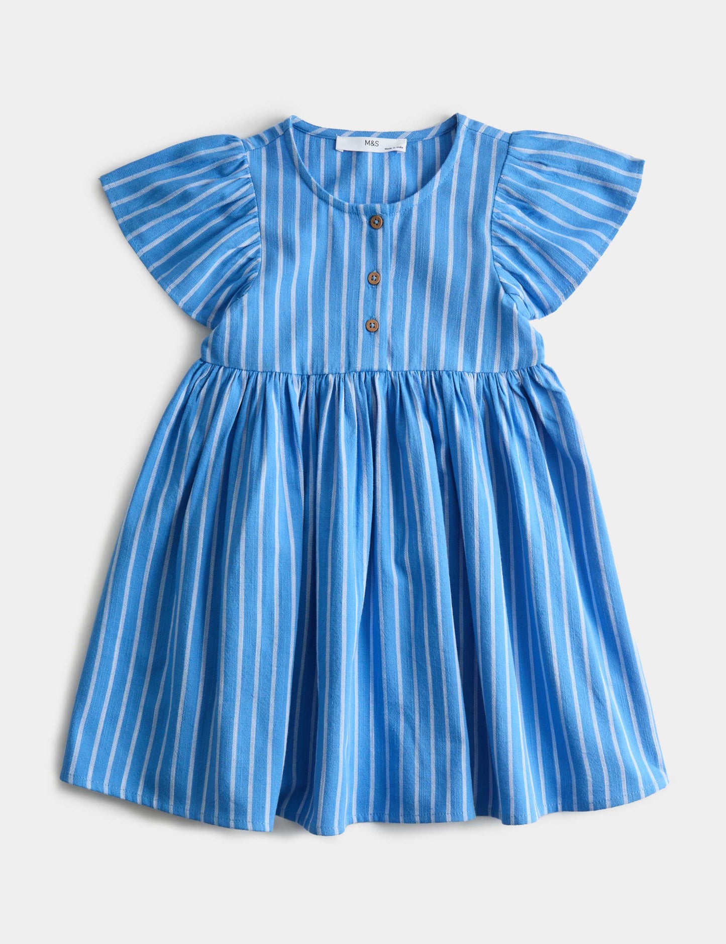 Pure Cotton Striped Dress (2-10 Yrs)