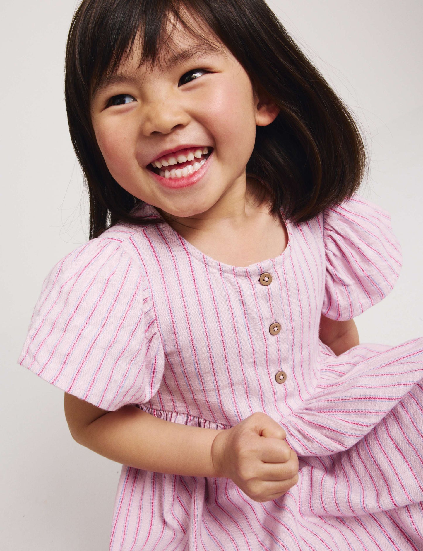 Pure Cotton Striped Dress (2-10 Yrs)
