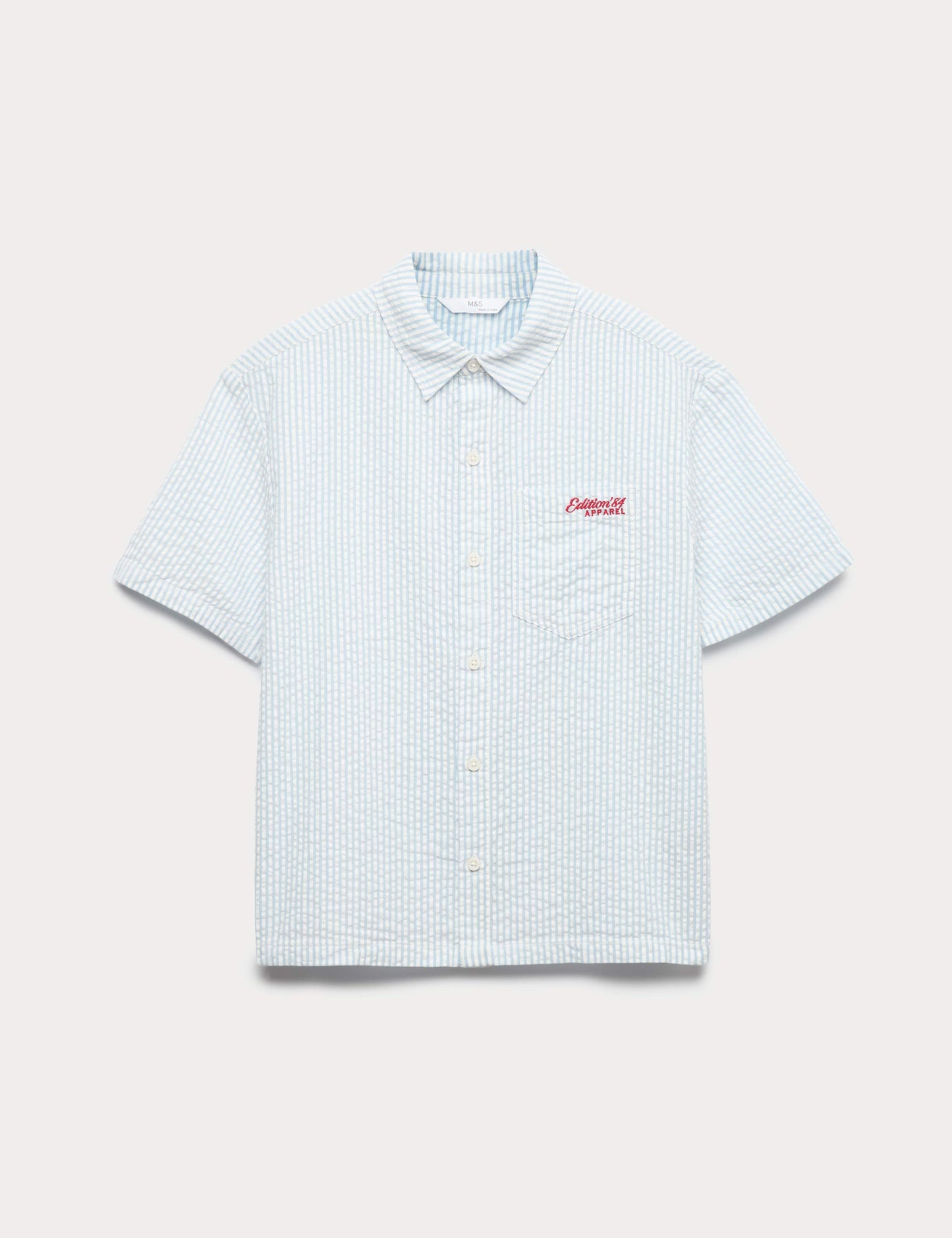 Pure Cotton Striped Shirt (6-16 Yrs)