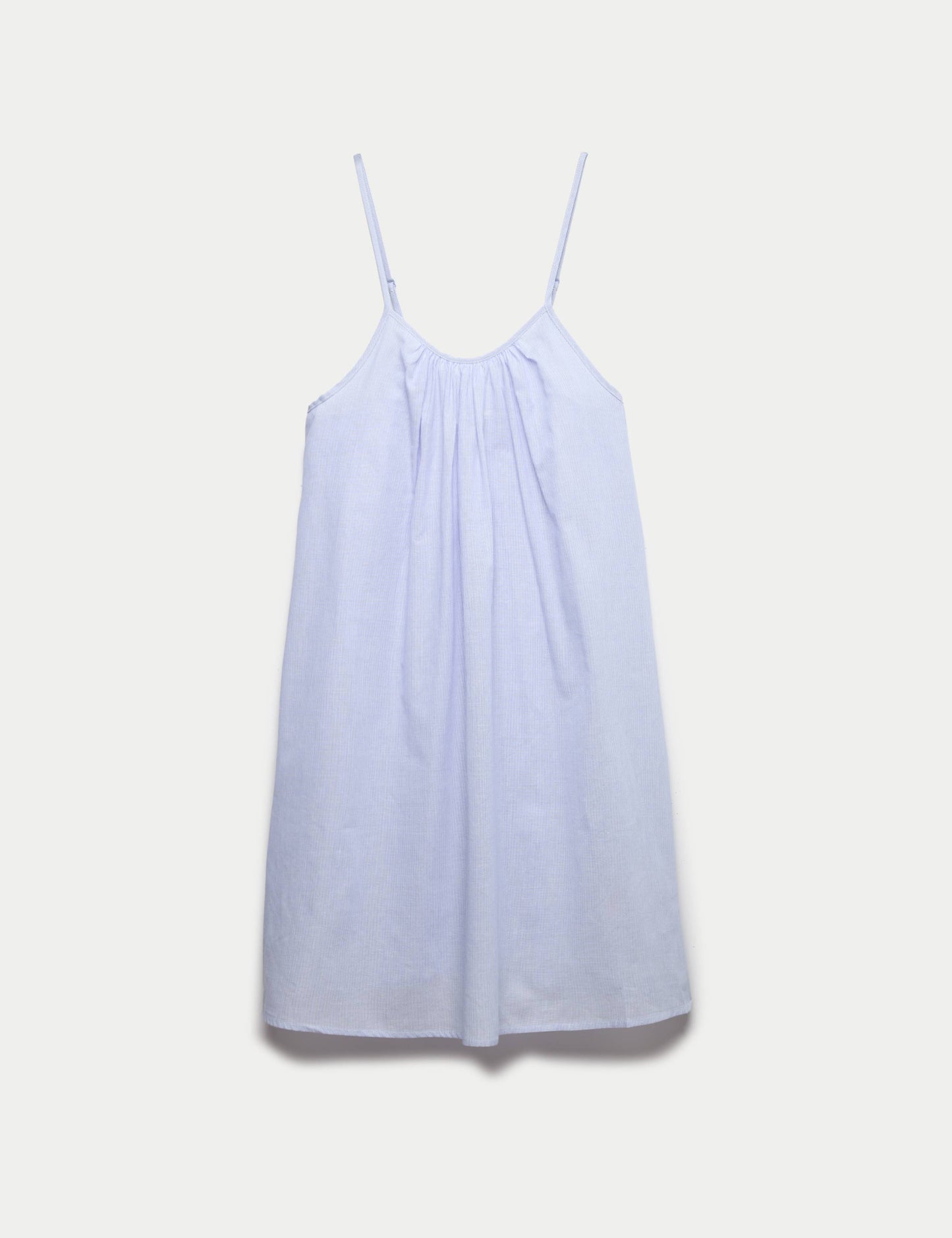 Pure Cotton Striped Short Chemise