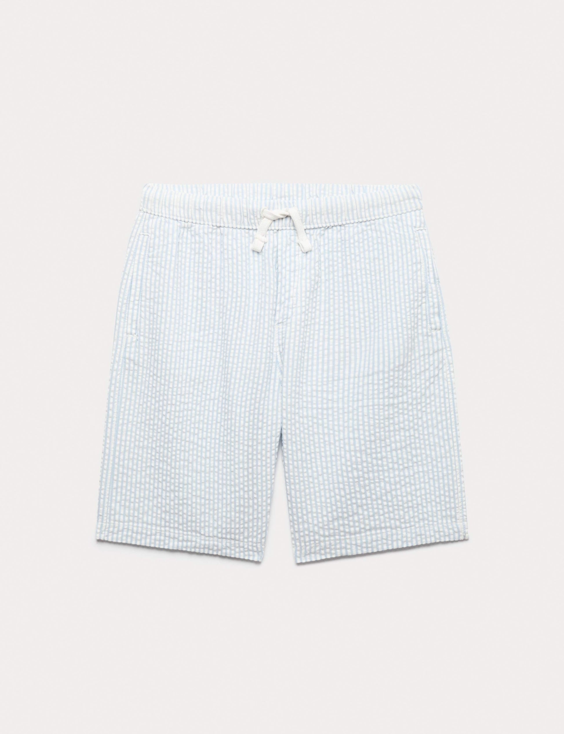 Pure Cotton Striped Shorts (6-16 Yrs)