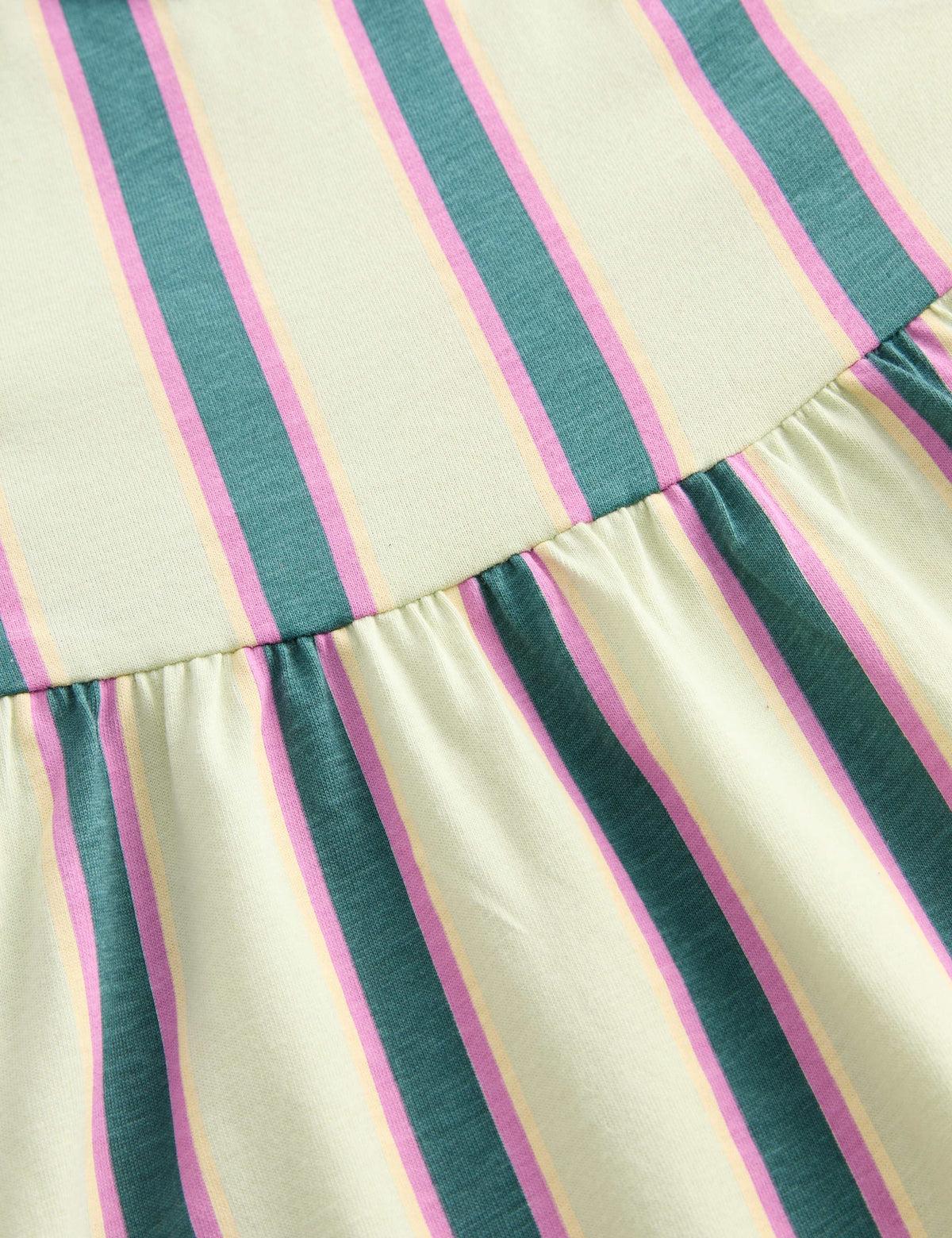 Pure Cotton Striped Sleeveless Dress (2-8 Yrs)