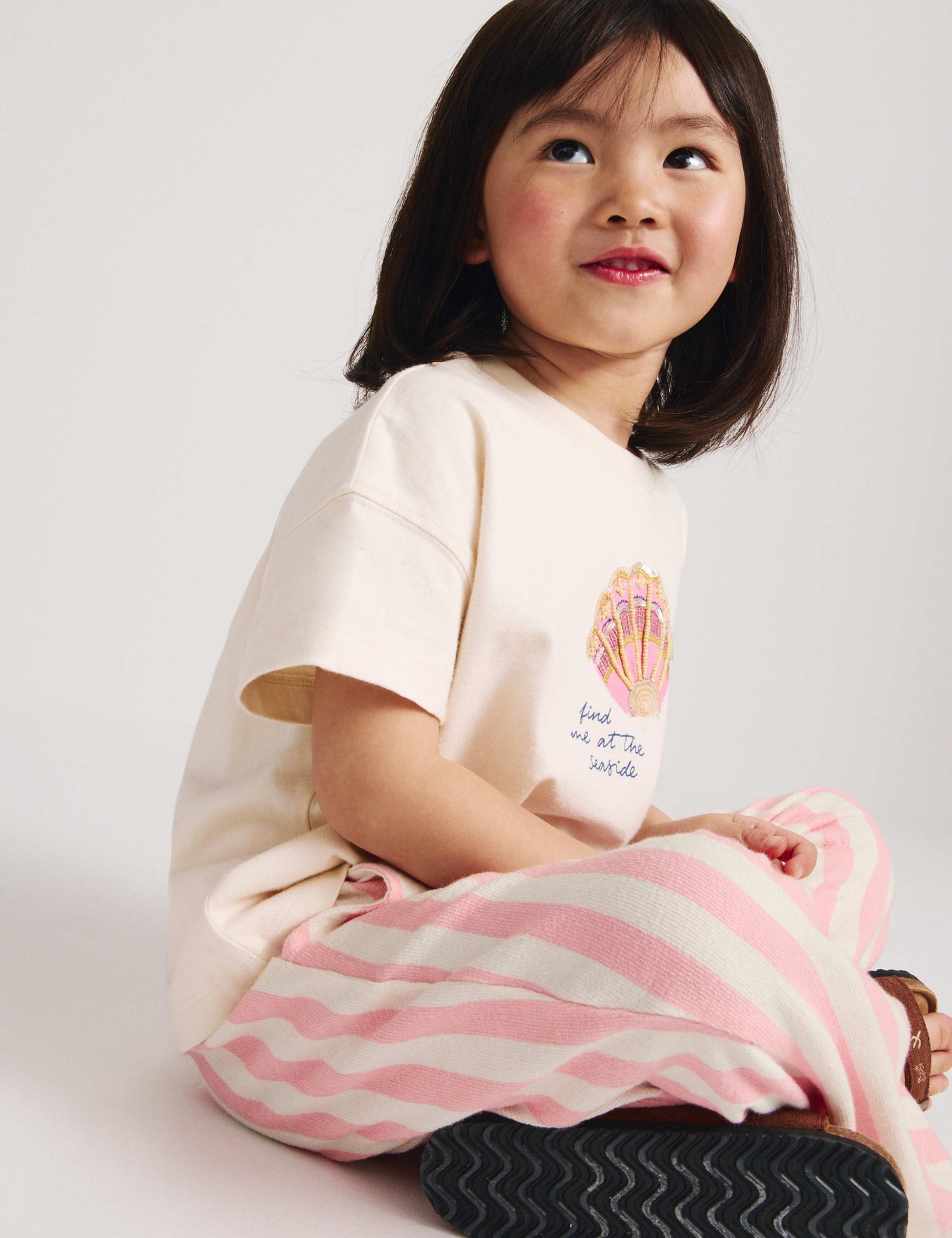 Pure Cotton Striped Trousers (2-10 Yrs)