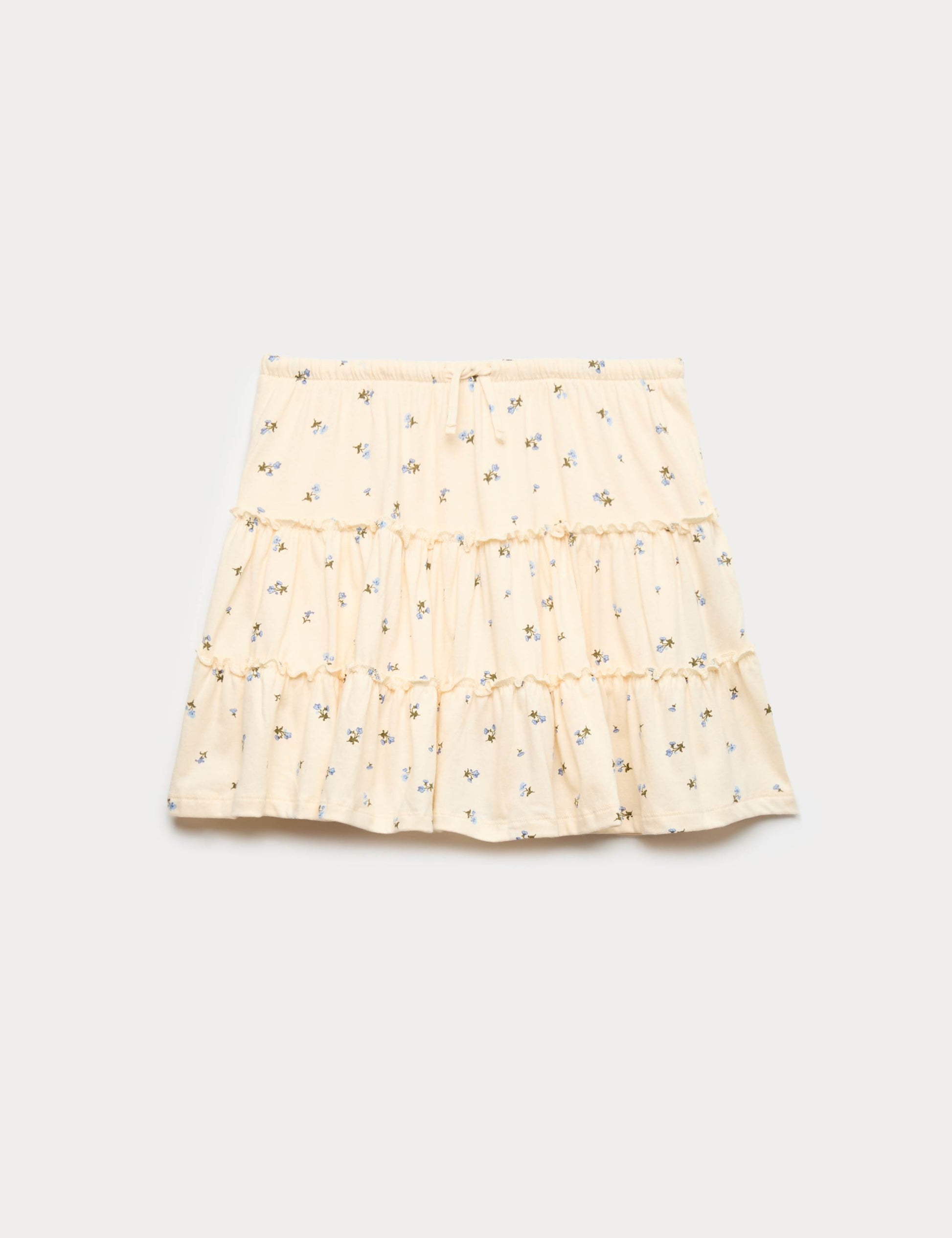 Pure Cotton Tiered Skirt (6-16 Yrs)