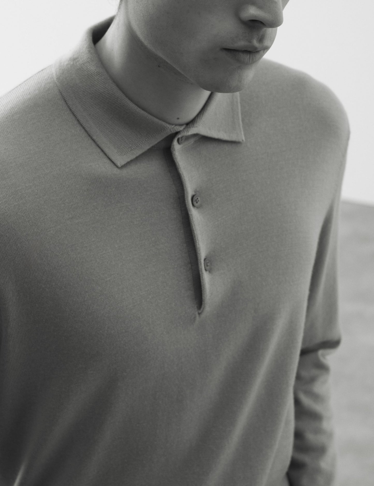 Pure Extra Fine Merino Wool Polo Shirt