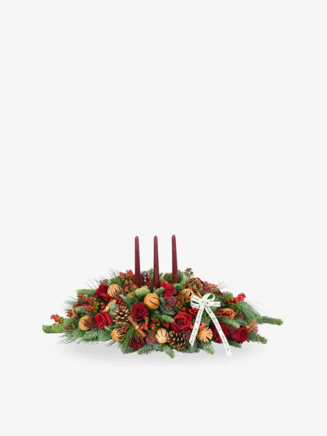 The Traditional Real-Foliage Table Decoration