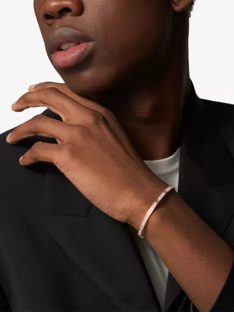 LOVE Small 18ct Rose-Gold and 0.95ct Brilliant-Cut Diamond Bracelet