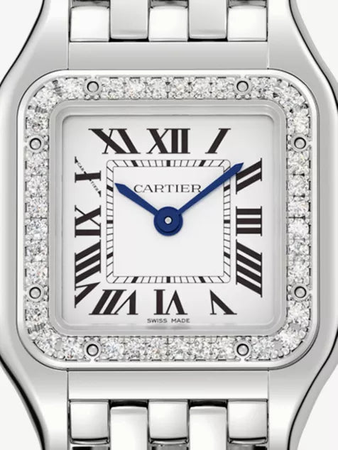 Panthère de Cartier Small Steel and 0.23ct Brilliant-Cut Diamond Quartz Watch