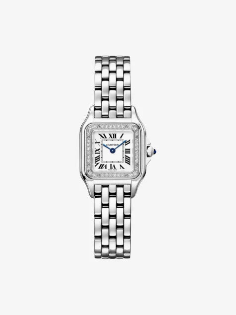 Panthère de Cartier Small Steel and 0.23ct Brilliant-Cut Diamond Quartz Watch