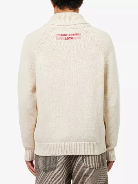 City Hooded Wool-Blend Cardigan