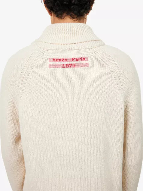 City Hooded Wool-Blend Cardigan