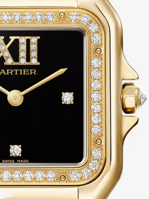 Panthère de Cartier Medium 18ct Yellow-Gold And 0.33ct Diamond Quartz Watch