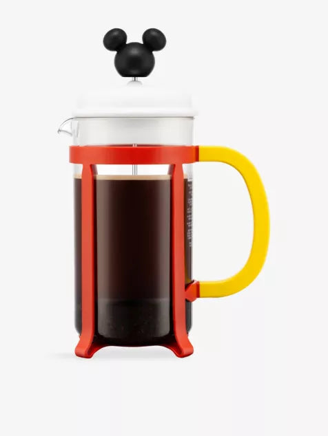 JAVA Mickey Mouse French Press 3-Cup Coffee Maker