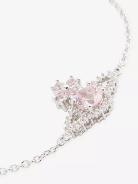 Valentina Orb Brass and Cubic Zirconia Bracelet