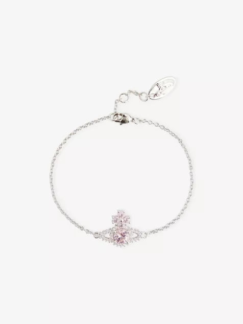 Valentina Orb Brass and Cubic Zirconia Bracelet
