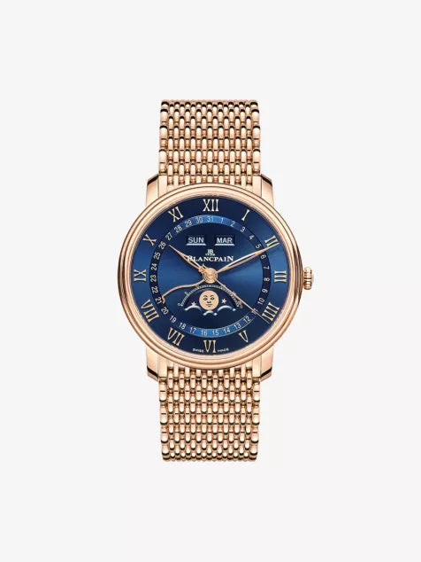 BLANCPAIN Villeret Quantième Red-Gold Automatic Watch 40mm