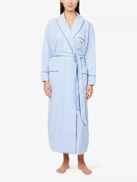 Heritage Stripe Cotton Robe