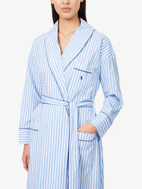 Heritage Stripe Cotton Robe