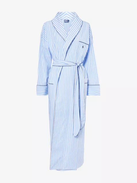 Heritage Stripe Cotton Robe