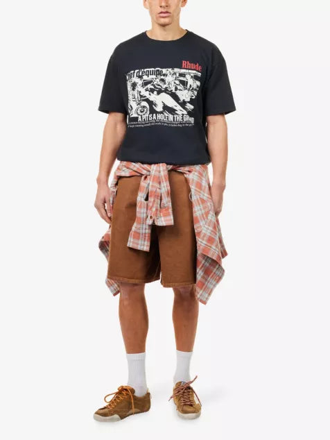 Grand Prix Printed Cotton T-Shirt