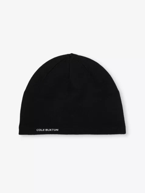 COLE BUXTON Logo-Print Merino-Wool Beanie Hat