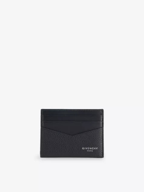 Foiled-Branding Leather Cardholder