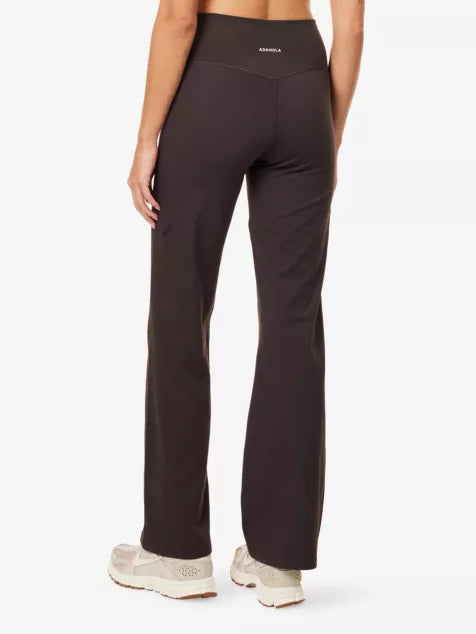 ADANOLA Ruched-Front Yoga Trousers