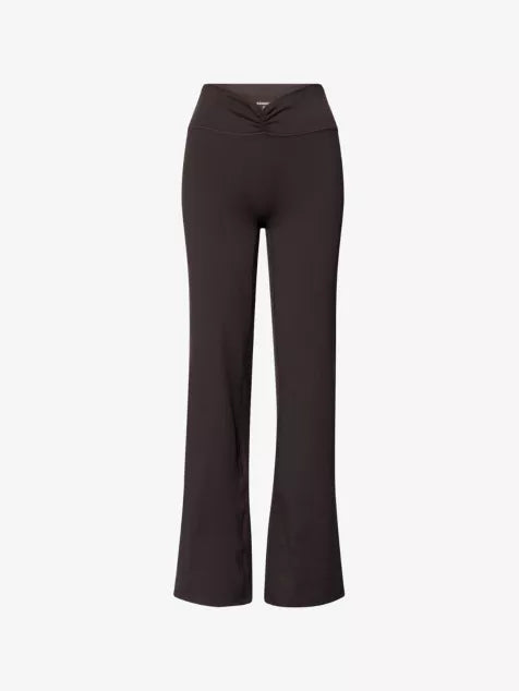 ADANOLA Ruched-Front Yoga Trousers