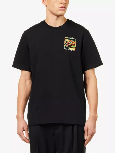 CASABLANCA Heat Map Printed Cotton T-Shirt