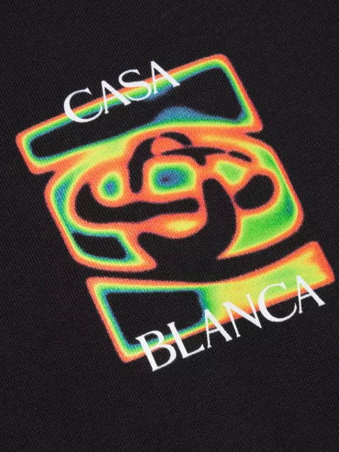 CASABLANCA Heat Map Printed Cotton T-Shirt