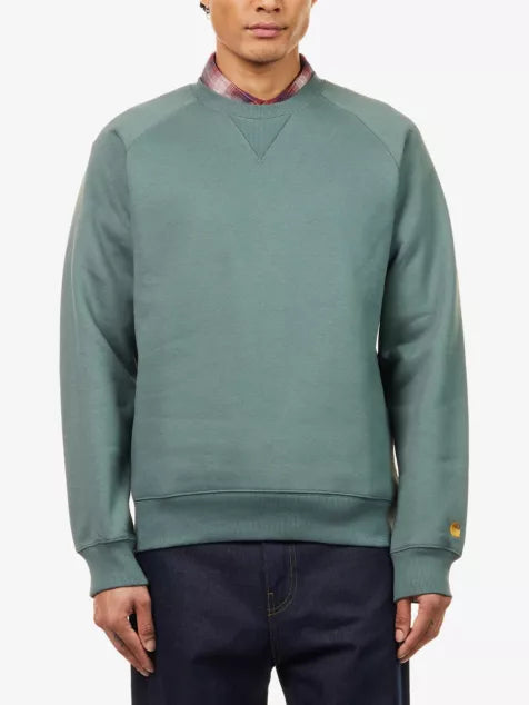 CARHARTT WIP Chase Crewneck Cotton-Blend Sweatshirt