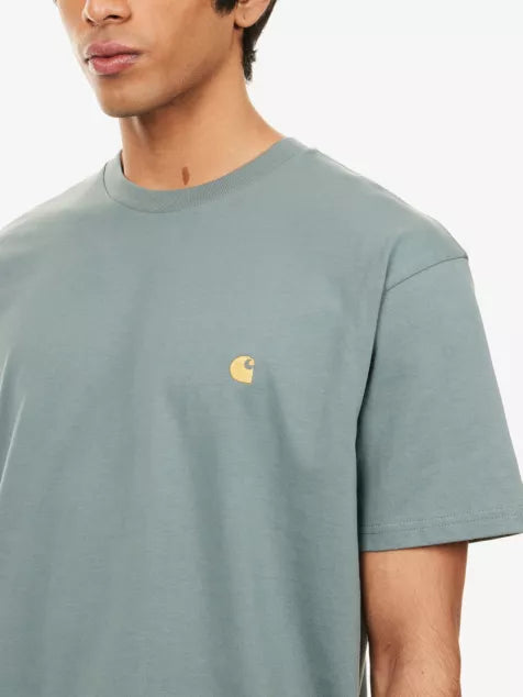 CARHARTT WIP Chase Logo-Embroidered Cotton T-Shirt