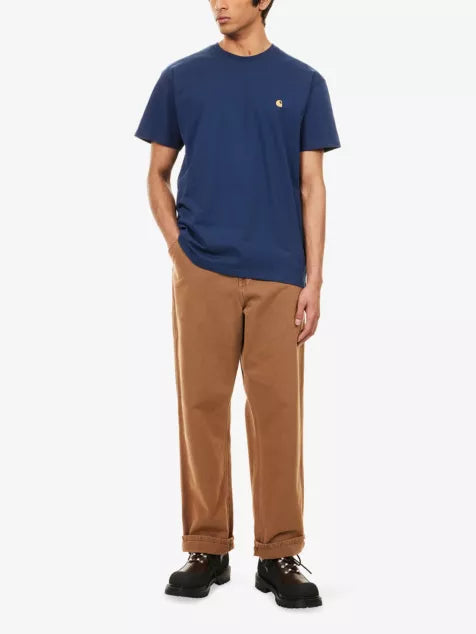 CARHARTT WIP Chase Logo-Embroidered Cotton T-Shirt