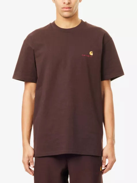 CARHARTT WIP American Script Crewneck Cotton-Jersey T-Shirt