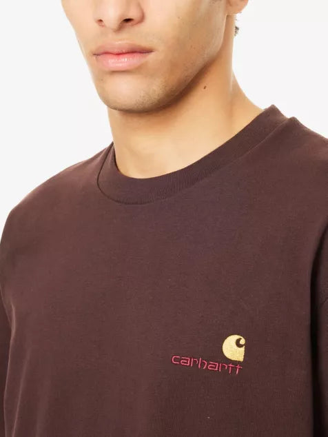 CARHARTT WIP American Script Crewneck Cotton-Jersey T-Shirt