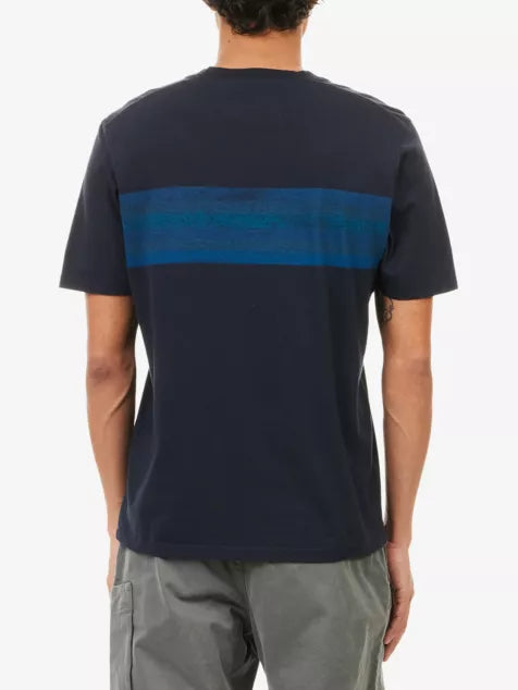 CP COMPANY Centre Stripes Logo-Print Cotton T-Shirt