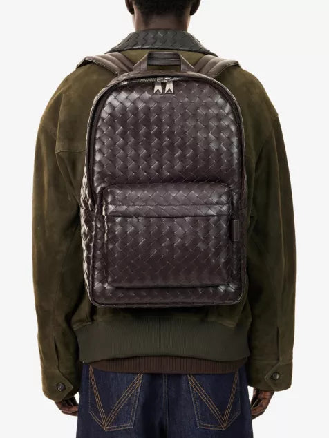 BOTTEGA VENETA Intrecciato Classic Leather Backpack