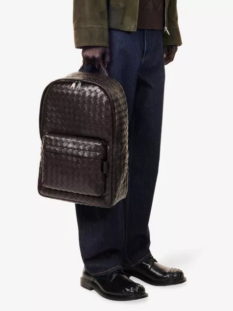 BOTTEGA VENETA Intrecciato Classic Leather Backpack