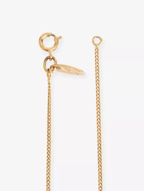 RESELFRIDGES Pre-Loved Chanel CC-Logo Faux-Pearl and Gold-Plated Metal Pendant Necklace