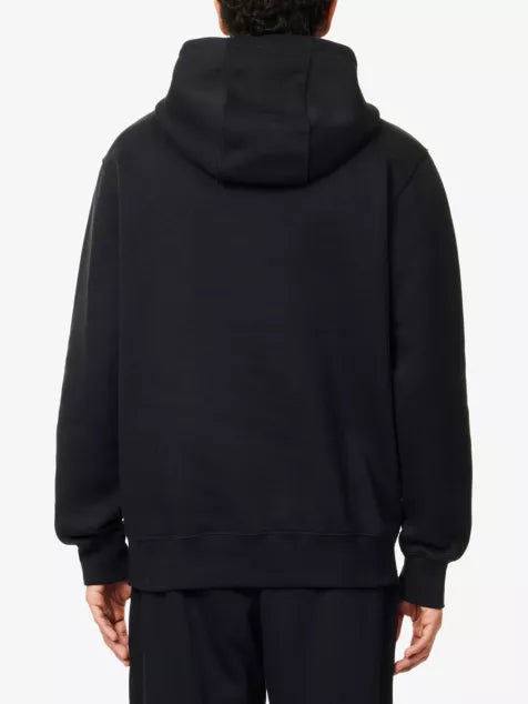 Core Club Brand-Embroidery Cotton-Blend Hoodie