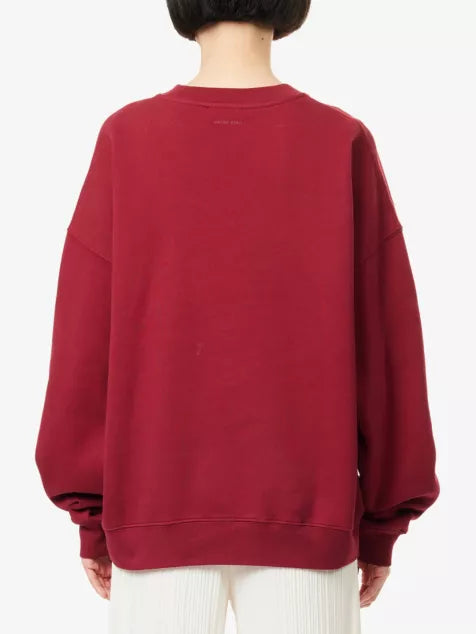 Miles Chenille-Patch Cotton-Jersey Sweatshirt