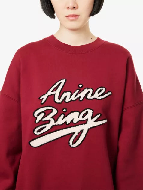 Miles Chenille-Patch Cotton-Jersey Sweatshirt