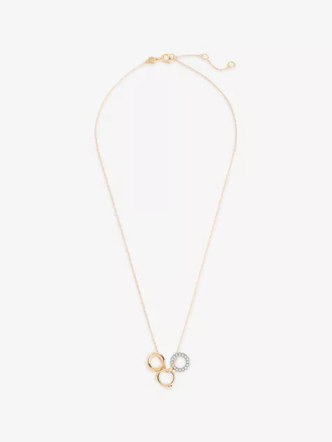 TORY BURCH Icon Pave Stainless-Steel And Crystal Earrings and Necklace Set