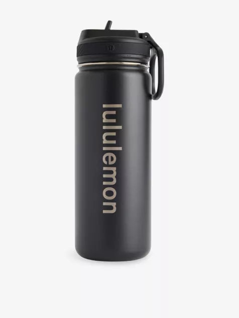 LULULEMON Back To Life Straw-Lid Stainless-Steel Bottle 530ml