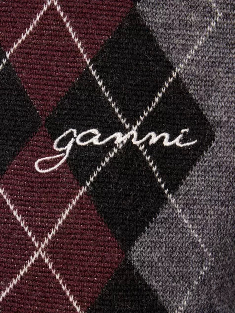 Argyle Polo Wool Jumper
