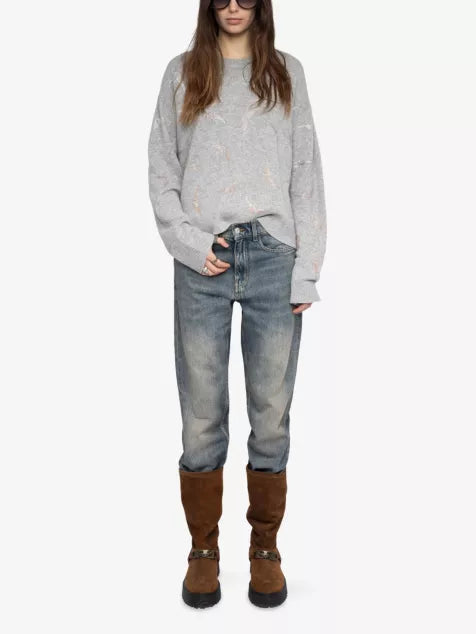 Markuz Rhinestone-Embellished Cashmere Jumper