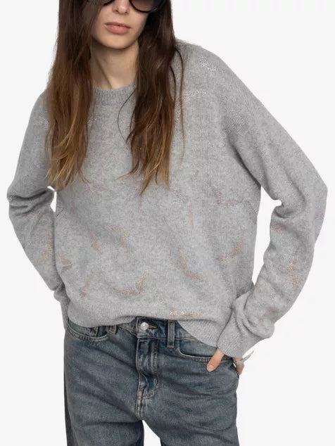 Markuz Rhinestone-Embellished Cashmere Jumper